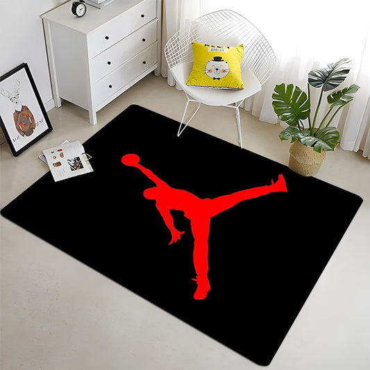 Air Jordan Basketball HD Printed Carpet Camping Picnic Mats Anti-Slip Rug Yoga Mat E-sports Carpet Sofa Decoration,Non-slip Floor Mats